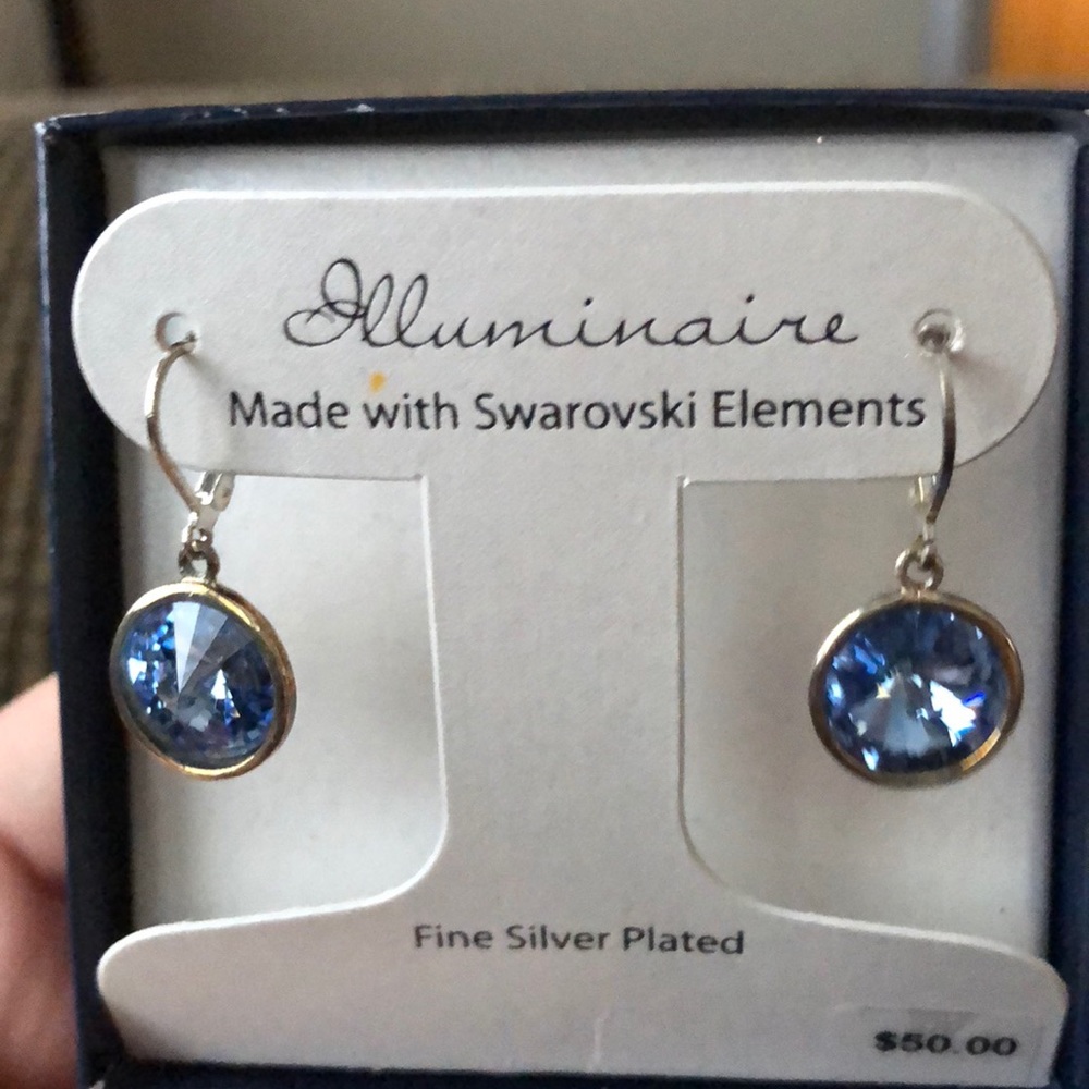 Illuminaire Swarovski crystal earrings